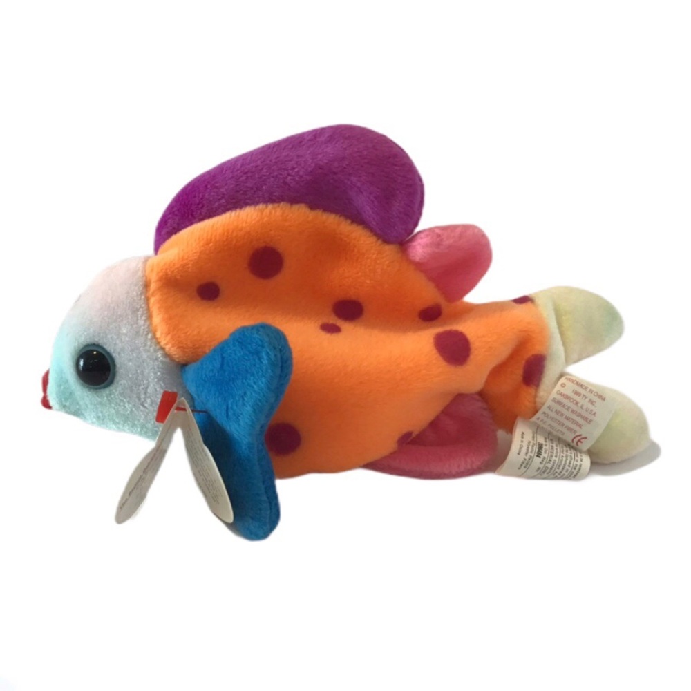 2/$20 Ty Original Beanie Baby 'Lips' the Fish